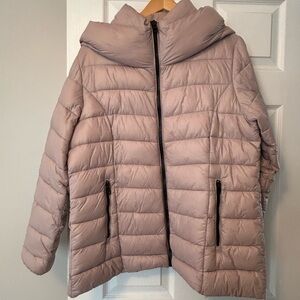 Point Zero Women's Puffer Jacket - Soft Mauve